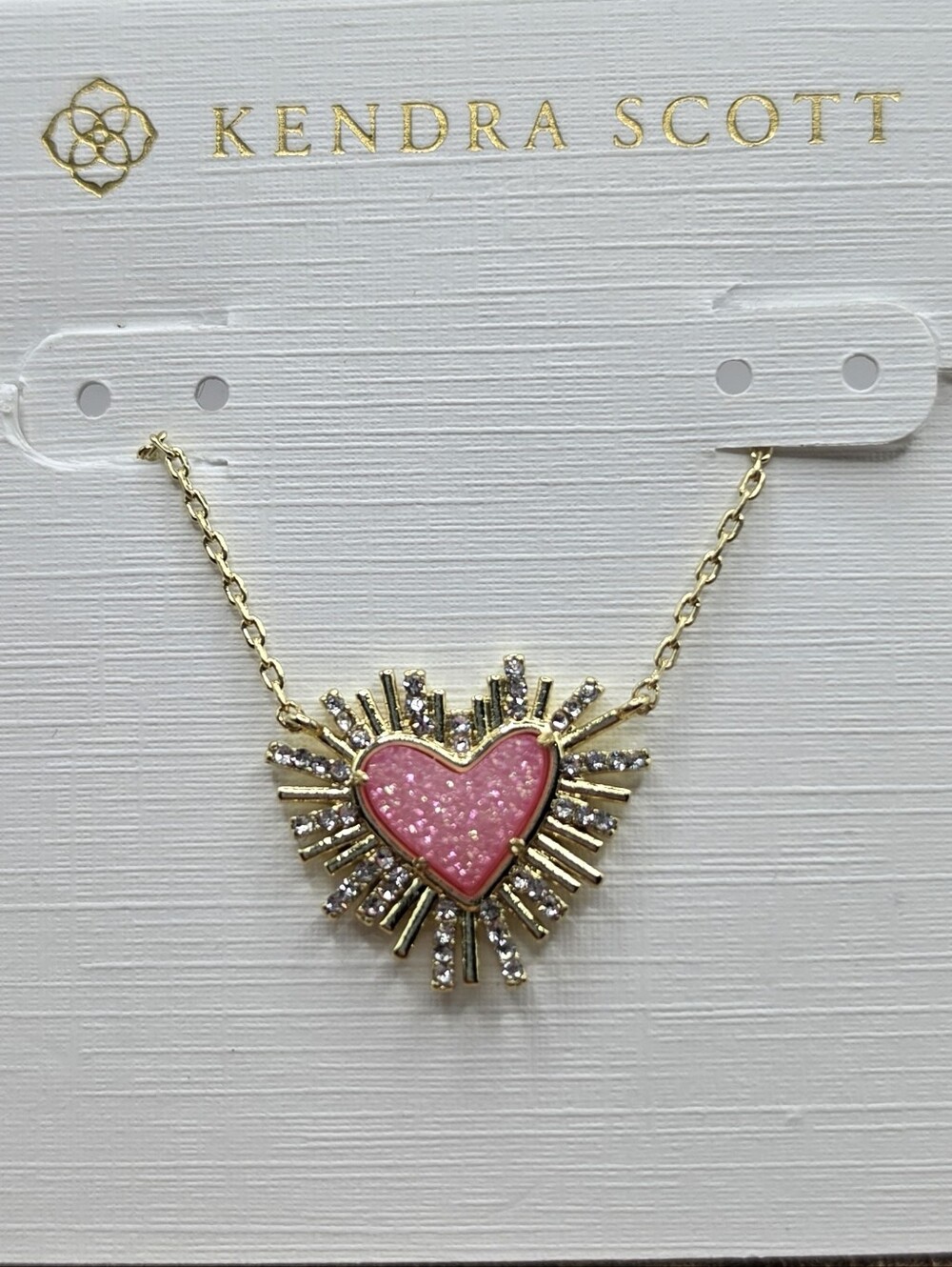 Kendra Scott X Dolly Parton Ari Heart Gold Pendant Necklace